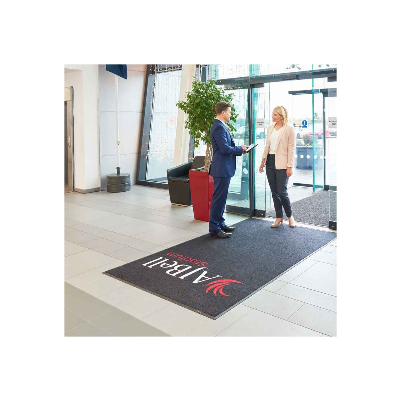 Logo-Fußmatte 45 x 75 cm - BP Techem Online Shop