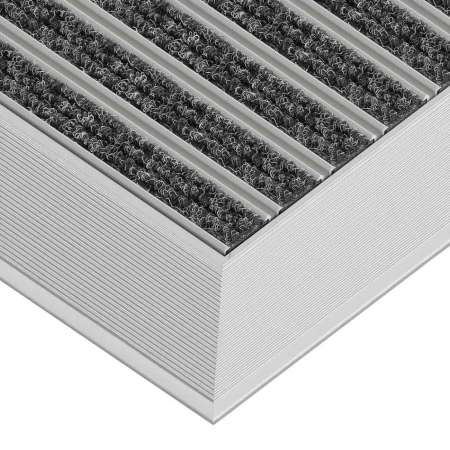 Clean Ryps Aluminium Fußmatte 80 x 100 cm - BP Techem Online-Shop