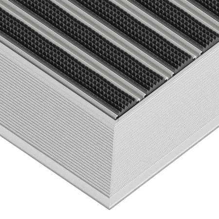 Clean Rubber Aluminium Fußmatte 80 x 100 cm - BP Techem Online-Shop