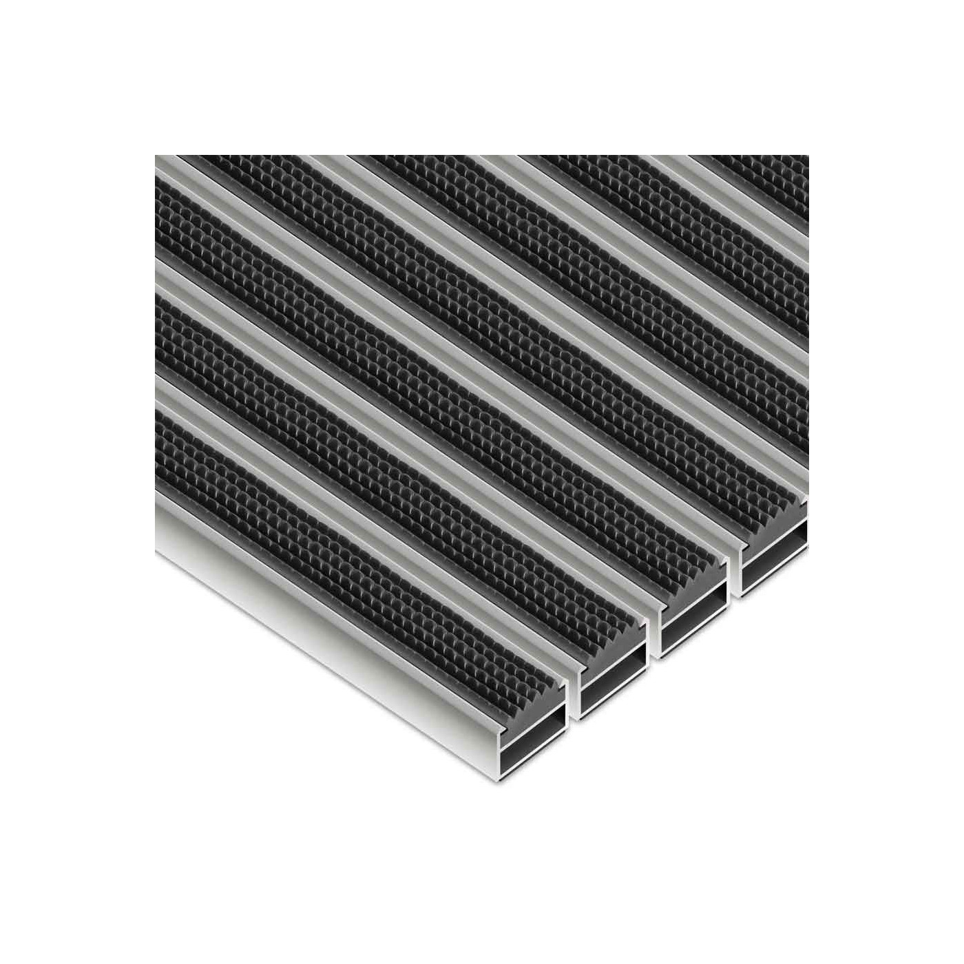 Saubere Gummi-Aluminium-Fußmatte 40 x 60 cm - BP Techem Online-Shop