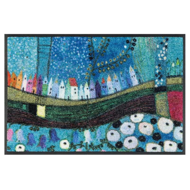 Stadt bei Nacht Fußmatte 40 x 60 cm, 50 x 75 cm - BP Techem Online-Shop