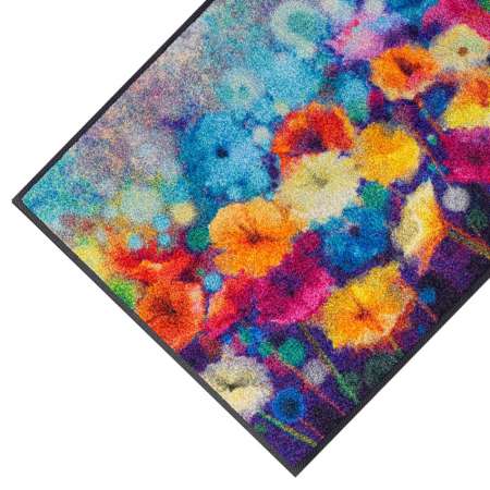 Bunte Blumen Fußmatte 50 x 75 cm - BP Techem online shop
