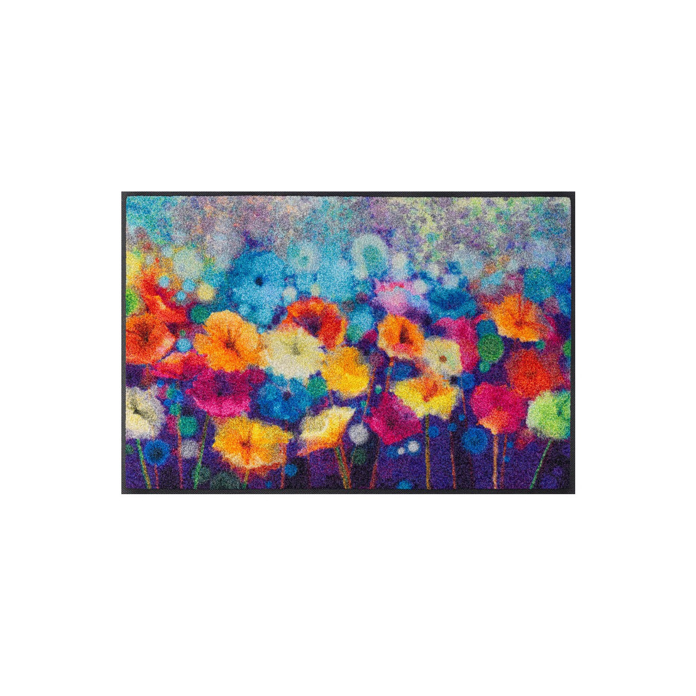 Bunte Blumen Fußmatte 50 x 75 cm - BP Techem online shop