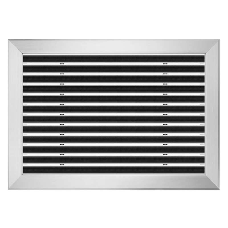 Clean Rubber Aluminium Fußmatte 80 x 100 cm - BP Techem Online-Shop