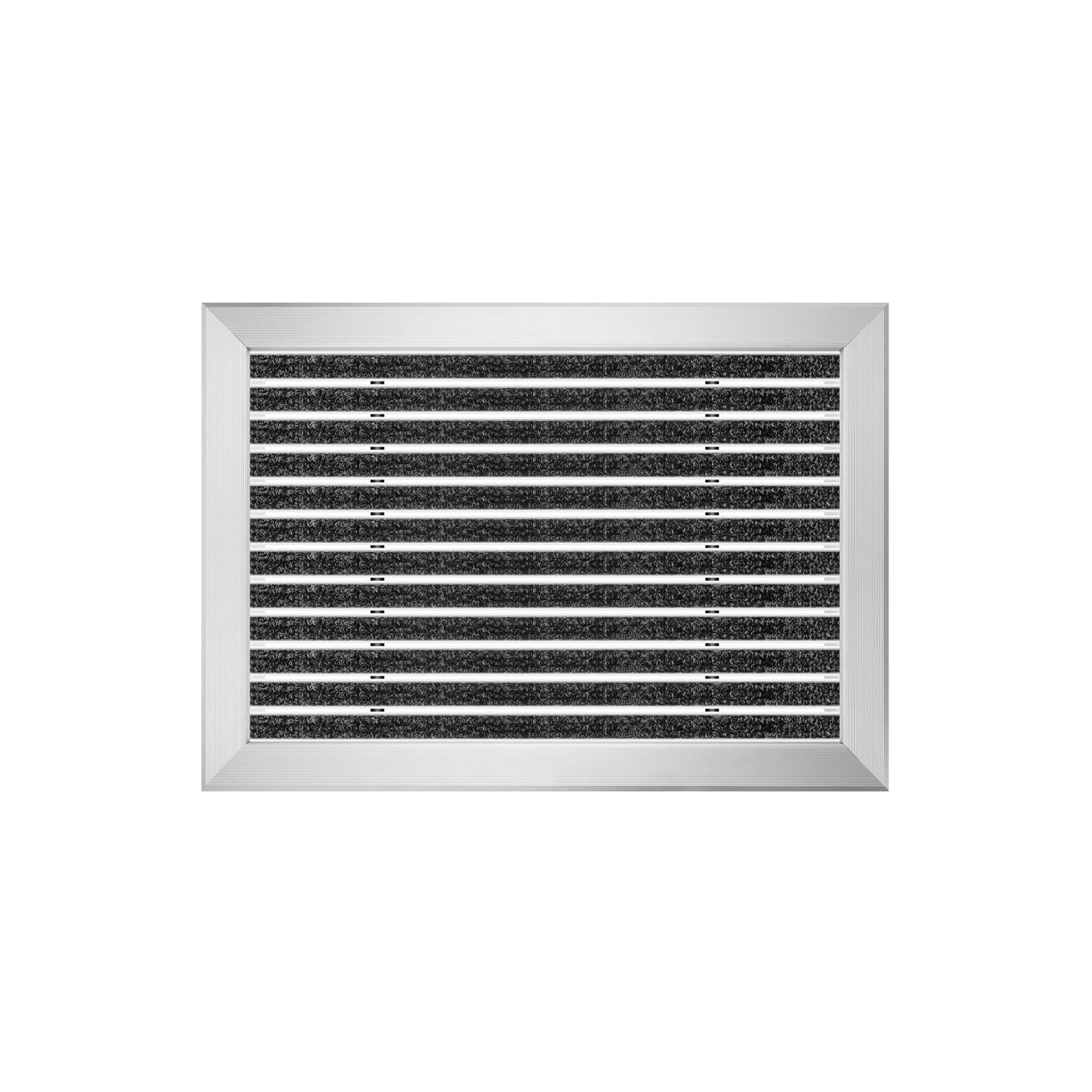 Clean Ryps Aluminium Fußmatte 60 x 90 cm - Techem Laden