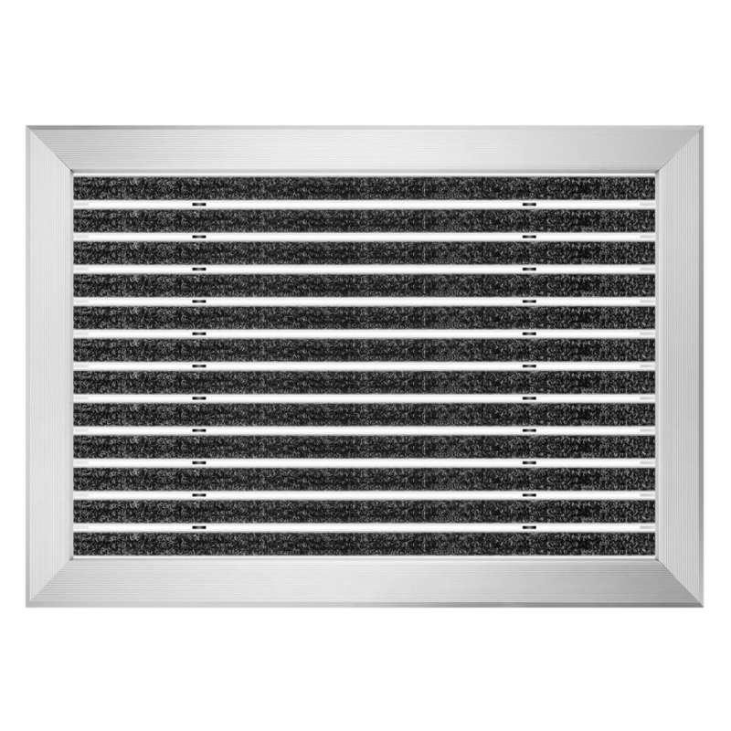 Clean Ryps Aluminium Fußmatte 60 x 90 cm - Techem Laden