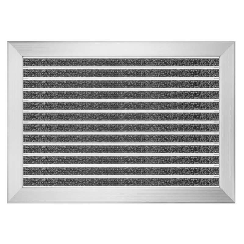 Clean Ryps Aluminium Fußmatte 60 x 90 cm - Techem Laden