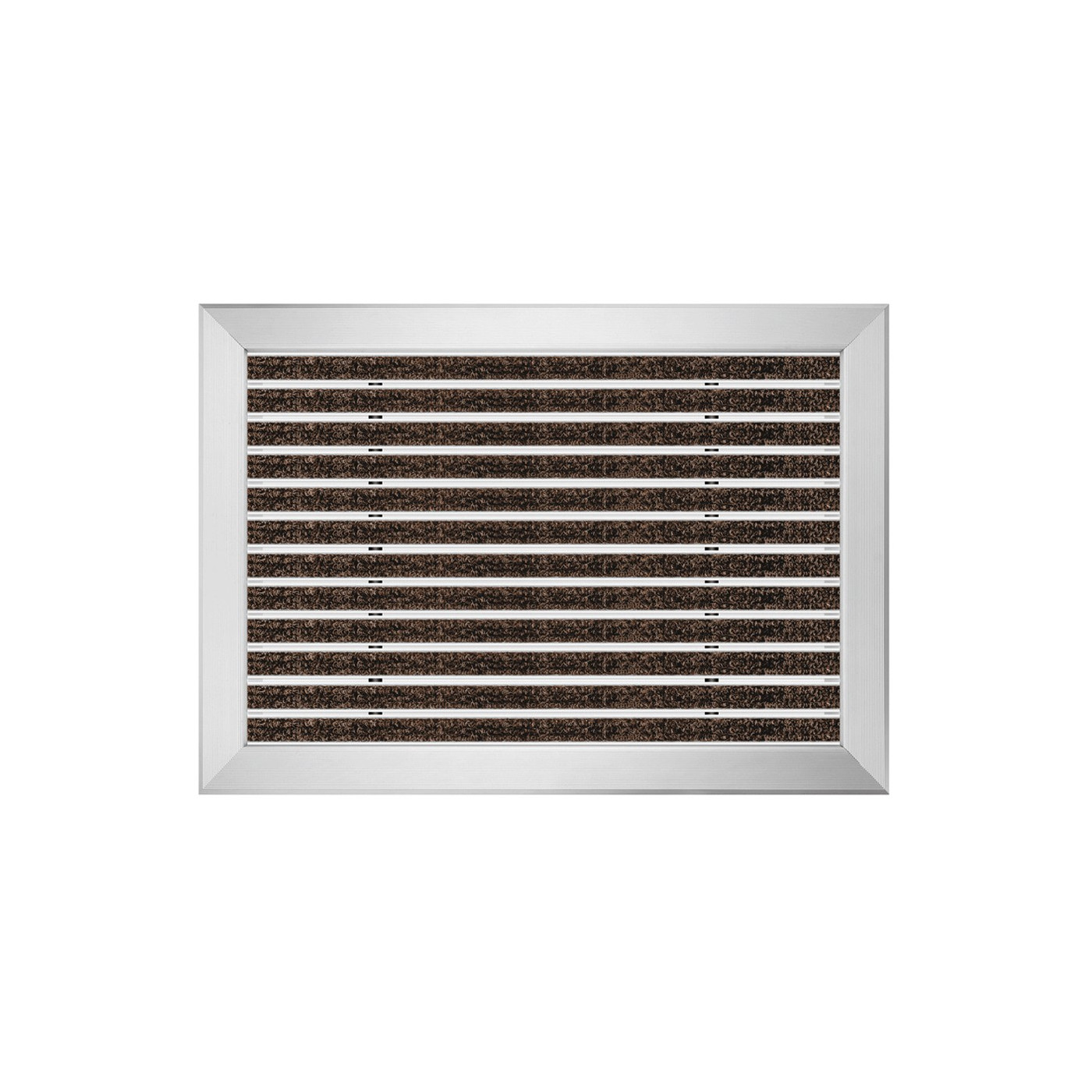 Clean Ryps Aluminium Fußmatte 60 x 90 cm - Techem Laden