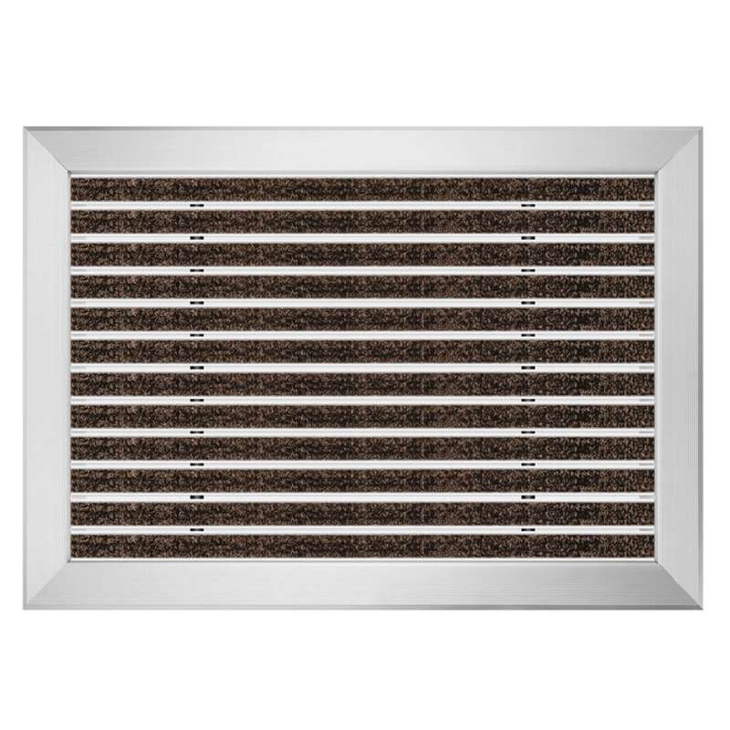 Clean Ryps Aluminium Fußmatte 80 x 100 cm - BP Techem Online-Shop