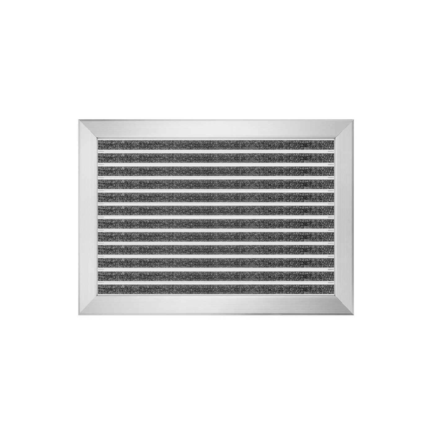Clean Ryps Aluminium Fußmatte 80 x 100 cm - BP Techem Online-Shop
