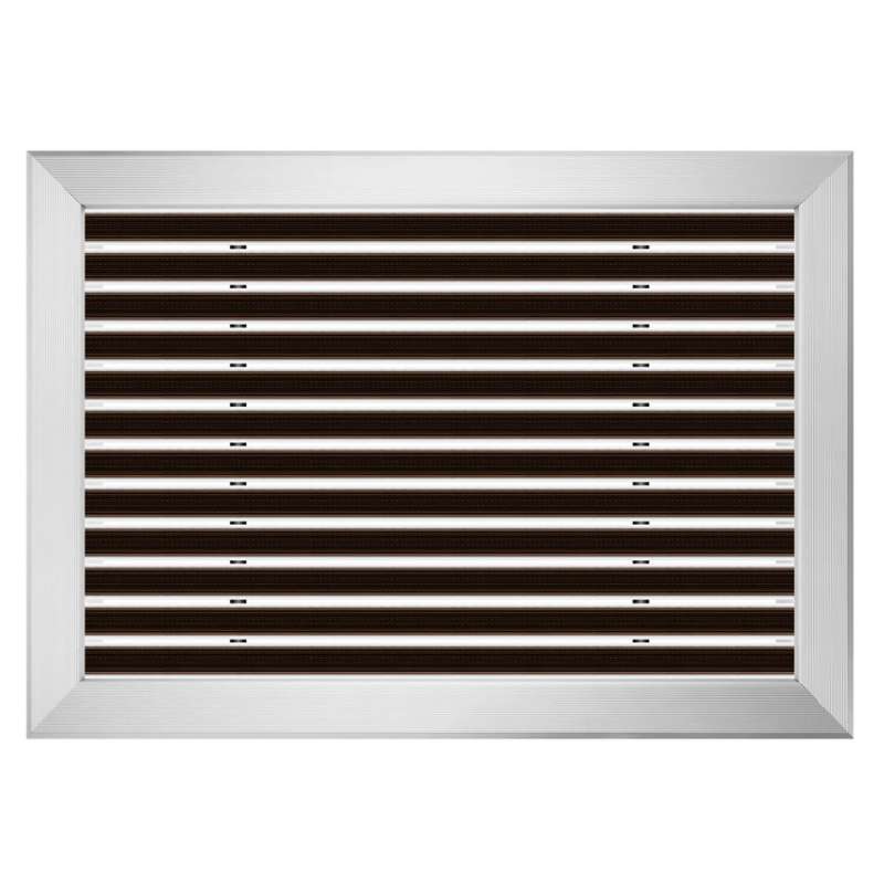Clean Rubber Aluminium Fußmatte 50 x 80 cm - BP Techem Online-Shop