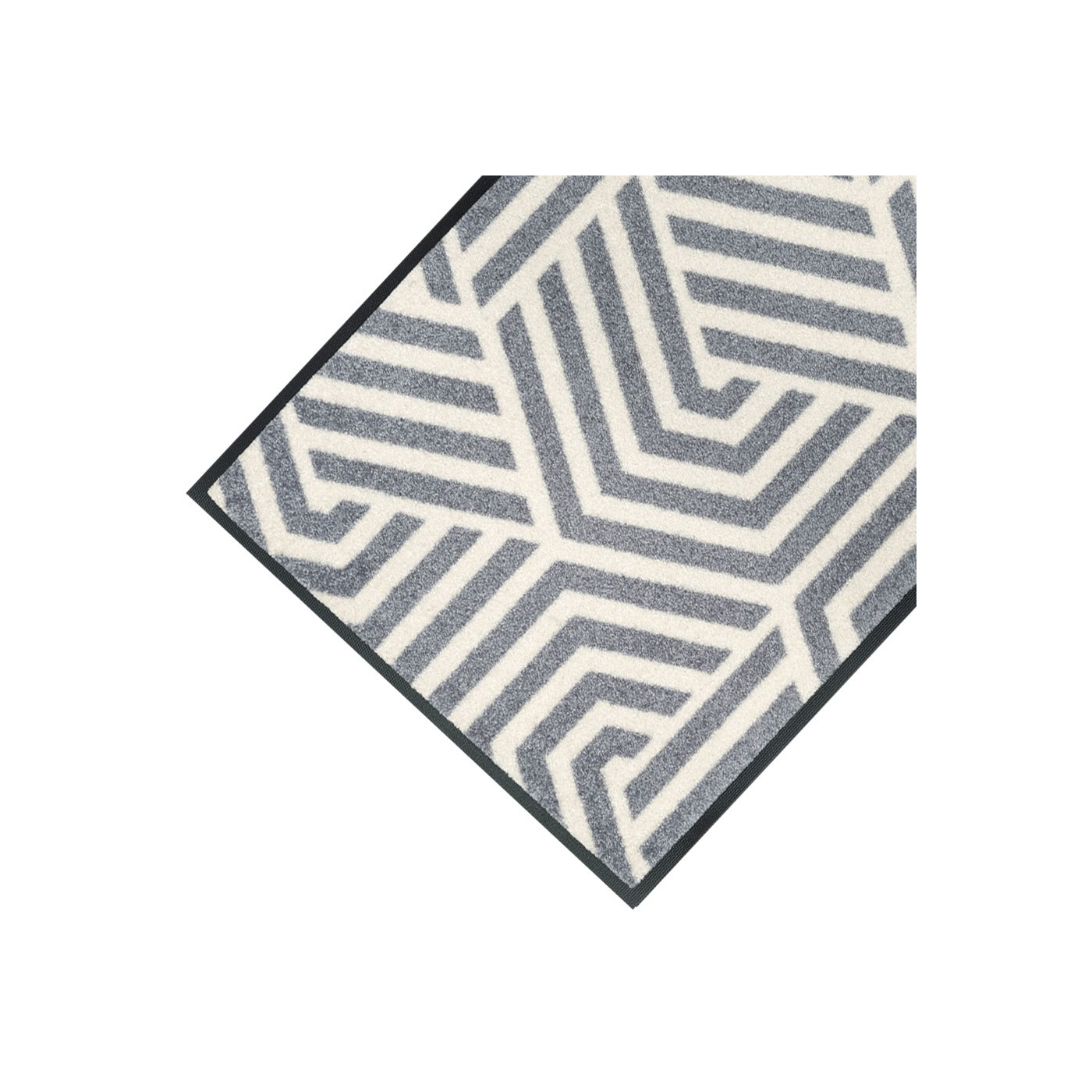 Sechseckige graue Teppiche 60 x 140 cm, 60 x 180 cm, 75 x 120 cm - BP Techem online shop