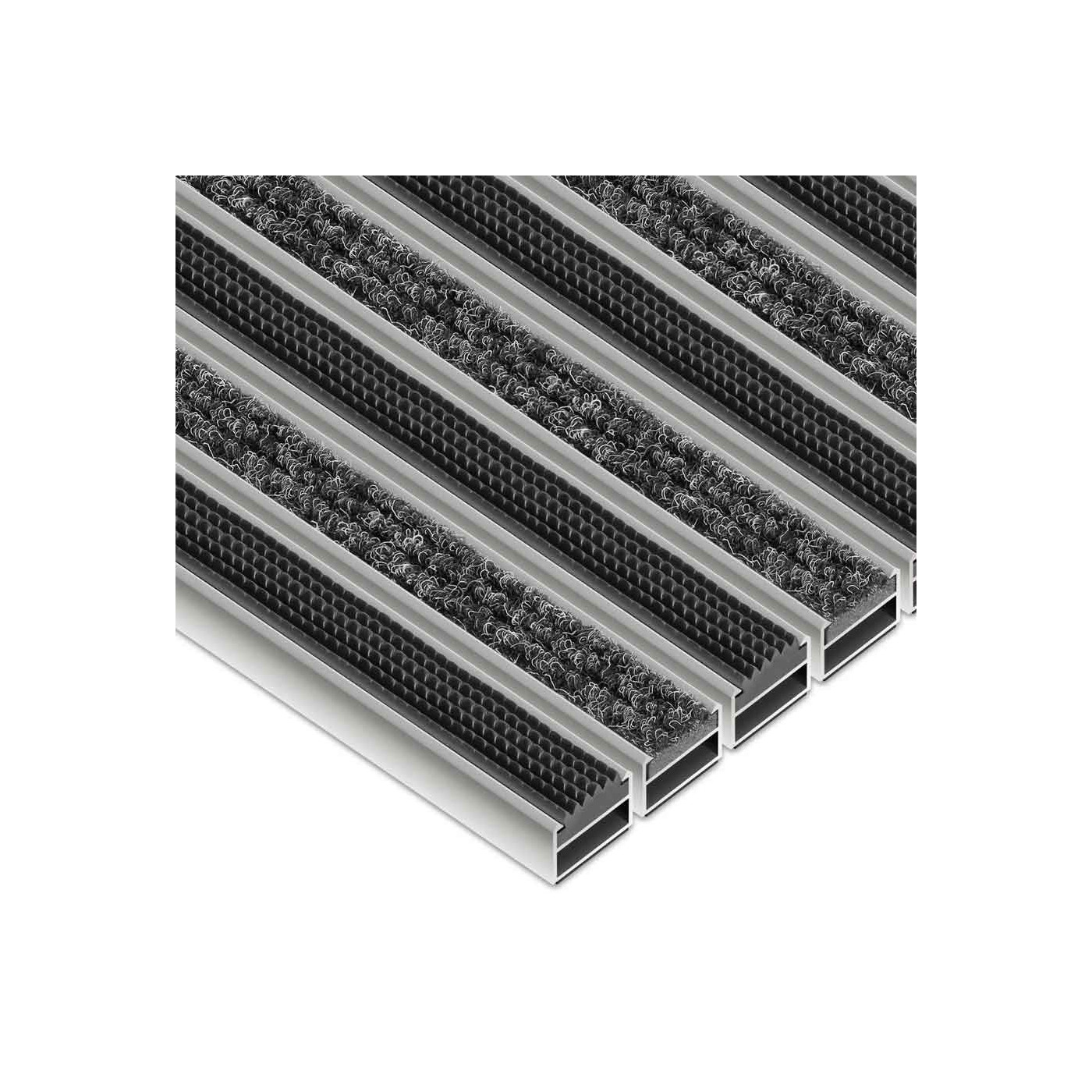 Clean ryps Objektabstreifer - Gummi 40 x 60 cm - BP Techem Online Shop