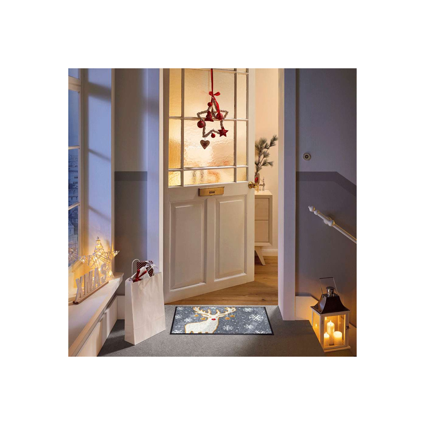 Rudolf Weihnachten Fußmatte 50 x 75 cm - BP Techem online shop