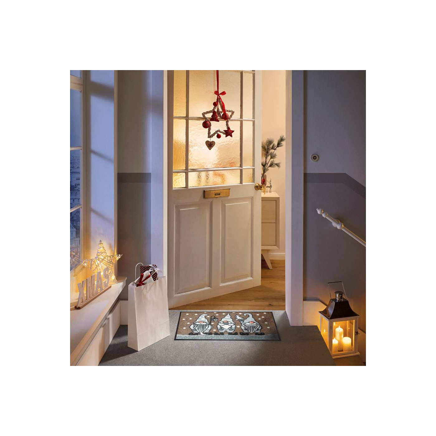 Winterzwerge Weihnachts-Fußmatte 40 x 60 cm und 50 x 75 cm - BP Techem online shop