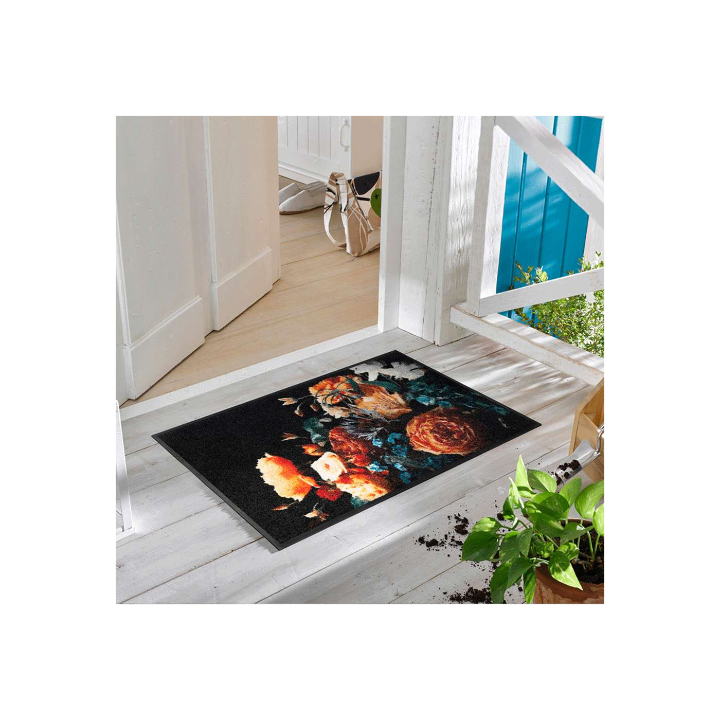 Blumenstrauß-Fußmatte 50 x 75 cm - BP Techem online shop