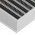 Clean Rubber-Scrub Aluminium Fußmatte 60 x 90 cm - BP Techem Online-Shop