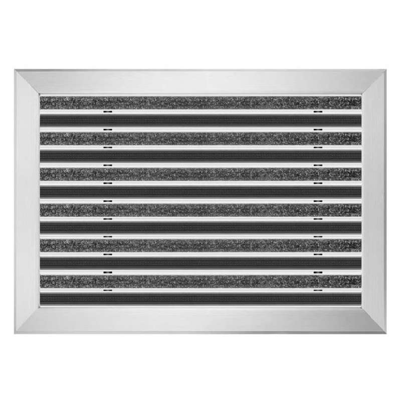 Clean Rubber Aluminium Fußmatte 50 x 80 cm - BP Techem Online-Shop