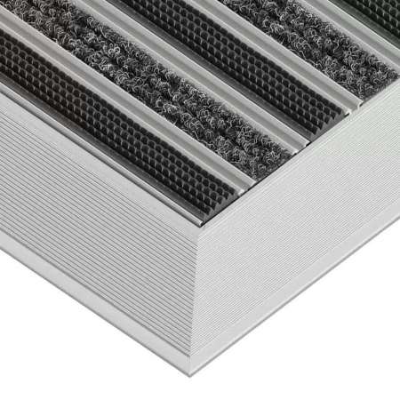 Clean Rubber Aluminium Fußmatte 80 x 100 cm - BP Techem Online-Shop