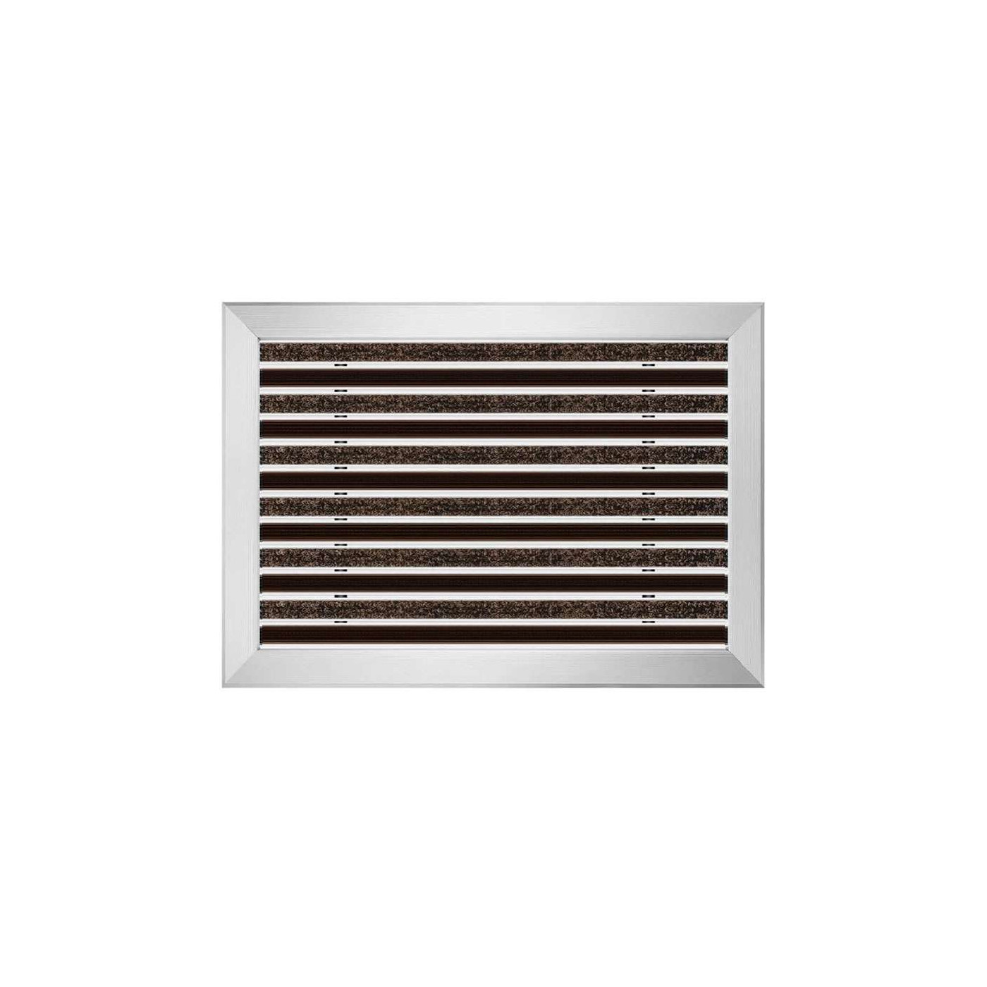 Clean Rubber Aluminium Fußmatte 80 x 100 cm - BP Techem Online-Shop