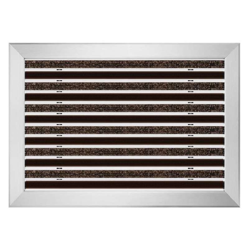 Clean Rubber Aluminium Fußmatte 80 x 100 cm - BP Techem Online-Shop