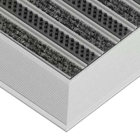 Clean Ryps-Scrub Aluminium-Fußmatte 50 x 80 cm - BP Techem Online-Shop