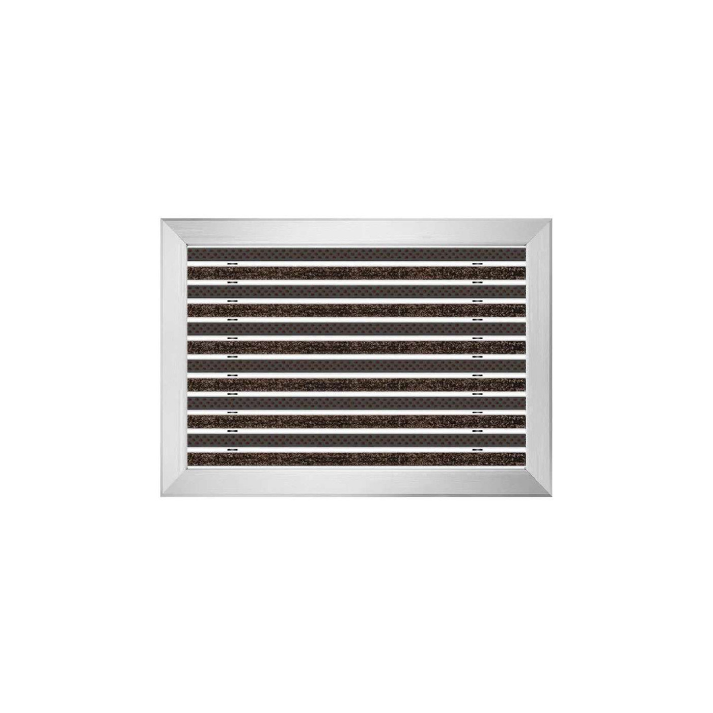 Clean Ryps-Scrub Aluminium-Fußmatte 50 x 80 cm - BP Techem Online-Shop