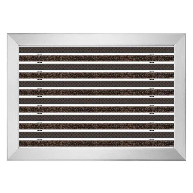 Clean Ryps-Scrub Aluminium-Fußmatte 50 x 80 cm - BP Techem Online-Shop