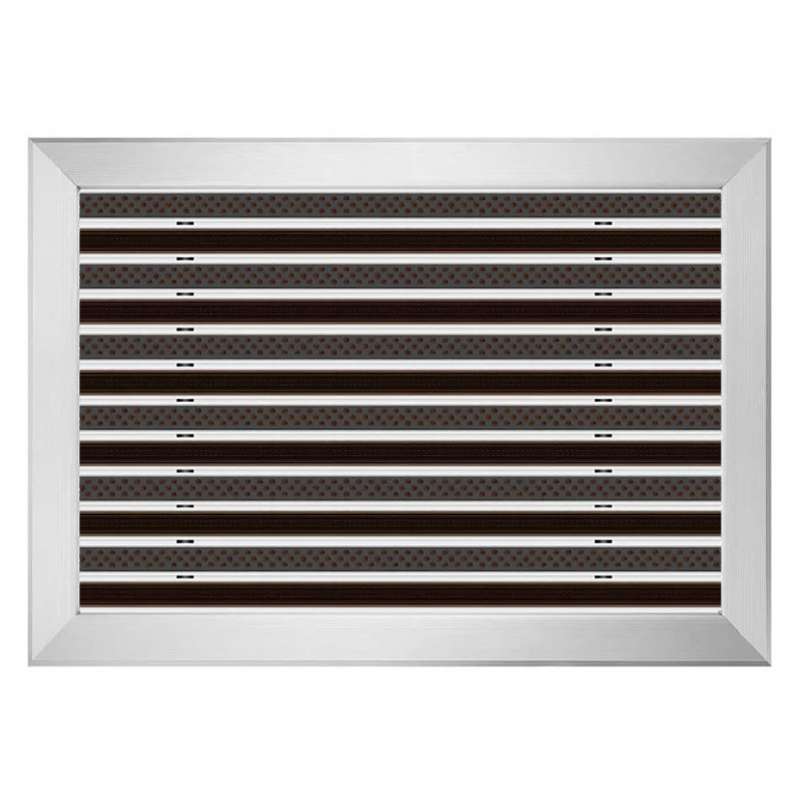 Clean Rubber-Scrub Aluminium Fußmatte 60 x 90 cm - BP Techem Online-Shop