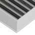 Clean Rubber-Scrub Aluminium Fußmatte 80 x 100 cm - BP Techem Online-Shop