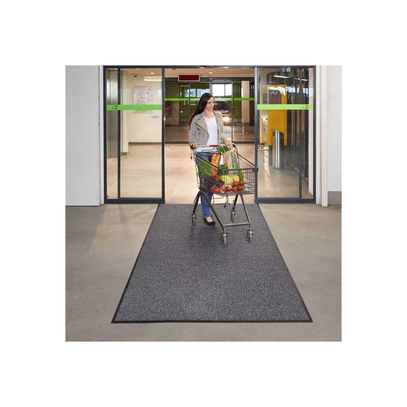 Supermata Fußmatte 60 x 85 cm grau - BP Techem Online Shop