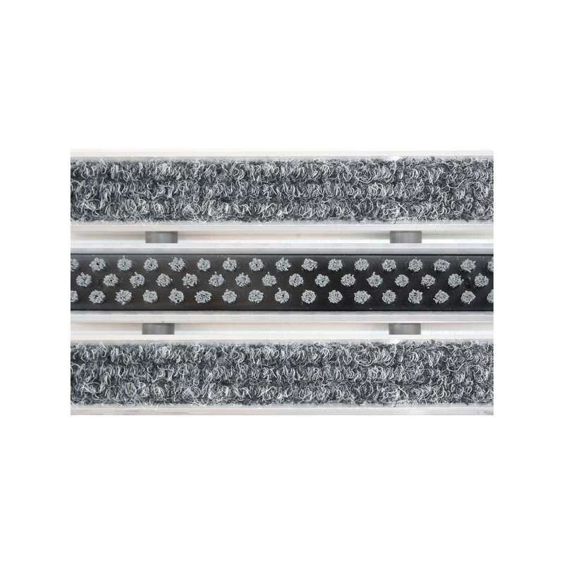 Clean Ryps-Scrub Aluminium-Fußmatte 50 x 80 cm - BP Techem Online-Shop