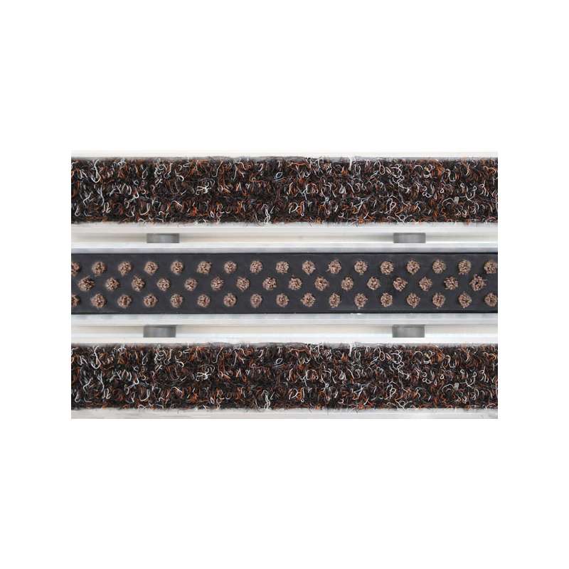Clean Ryps-Scrub Aluminium-Fußmatte 60 x 90 cm - BP Techem Online-Shop