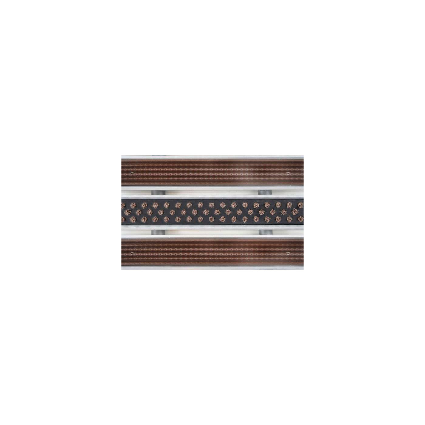 Clean Rubber-Scrub Aluminium Fußmatte 60 x 90 cm - BP Techem Online-Shop