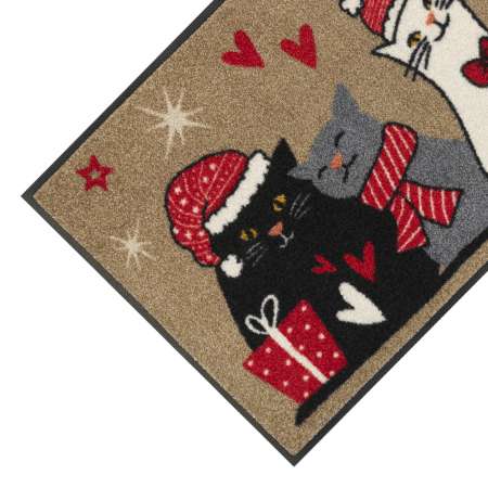 Weihnachten Katzen Fußmatte 50 x 75 - BP Techem Online-Shop