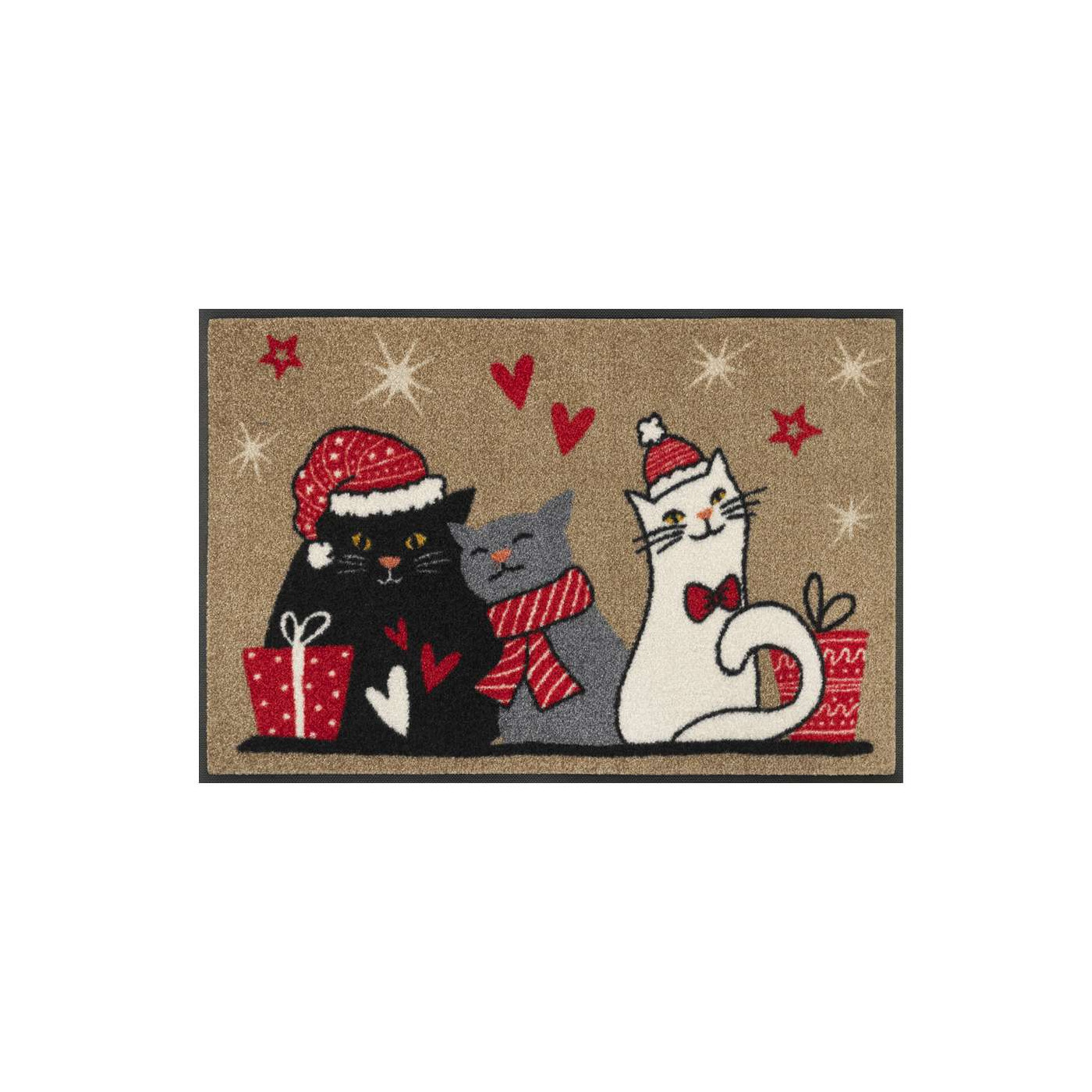 Weihnachten Katzen Fußmatte 50 x 75 - BP Techem Online-Shop