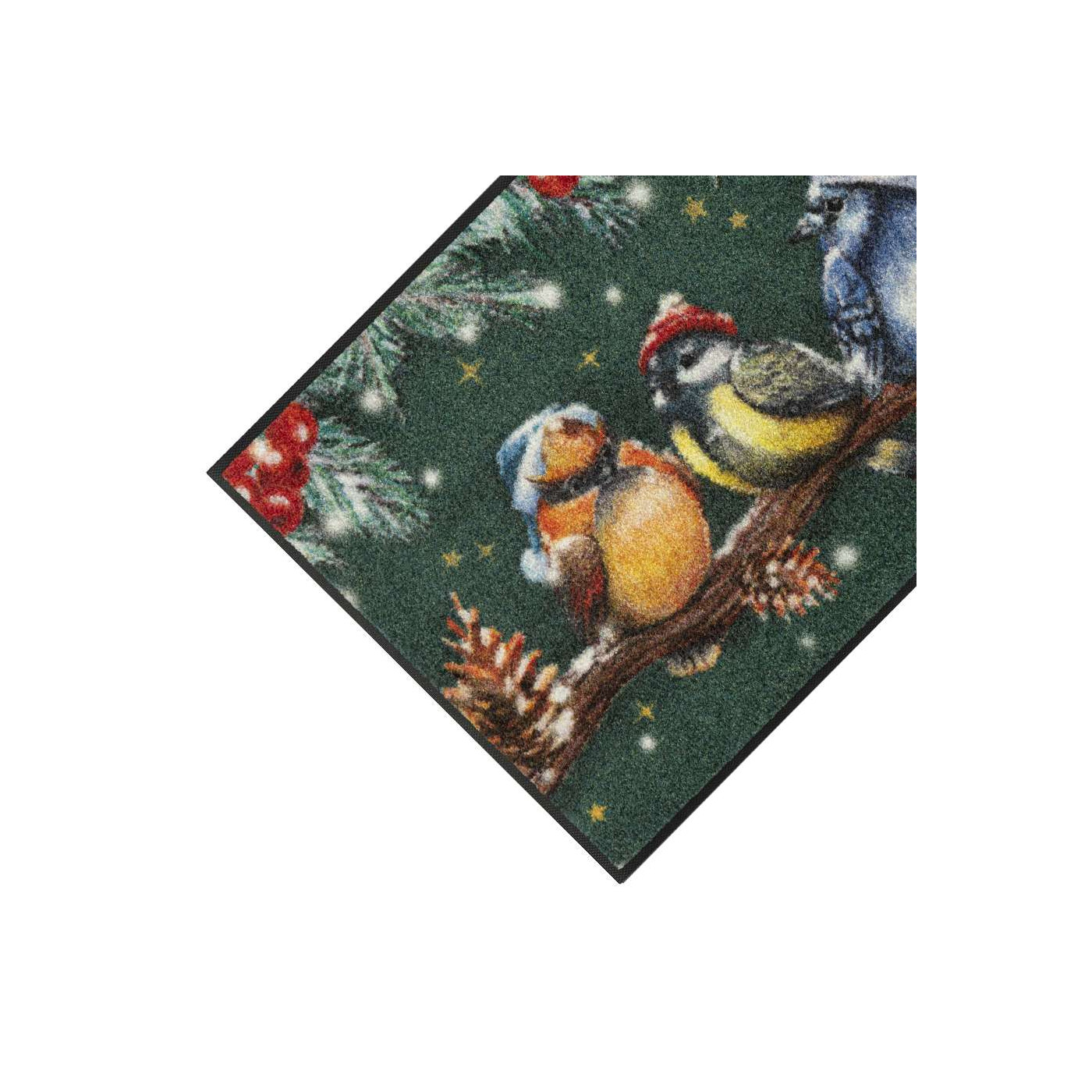 Wintervögel Weihnachten Fußmatte 50 x 75 - BP Techem Online-Shop