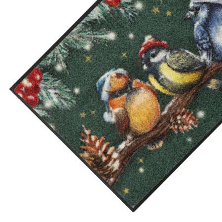 Wintervögel Weihnachten Fußmatte 50 x 75 - BP Techem Online-Shop