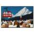 Alpine Landschaft bunte Winterfußmatte 50 x 75 cm - BP Techem Online-Shop