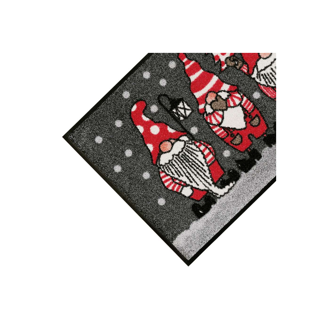 Weihnachts-Fußmatte Winterzwerge Grau 40 x 60 cm - BP Techem online shop