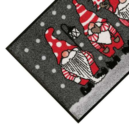 Weihnachts-Fußmatte Winterzwerge Grau 40 x 60 cm - BP Techem online shop