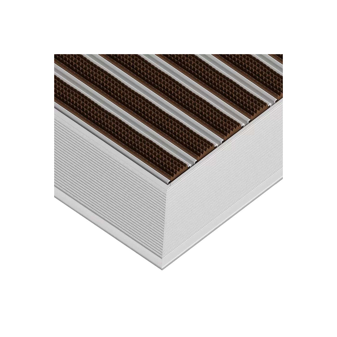 Saubere Gummi-Aluminium-Fußmatte 40 x 60 cm - BP Techem Online-Shop