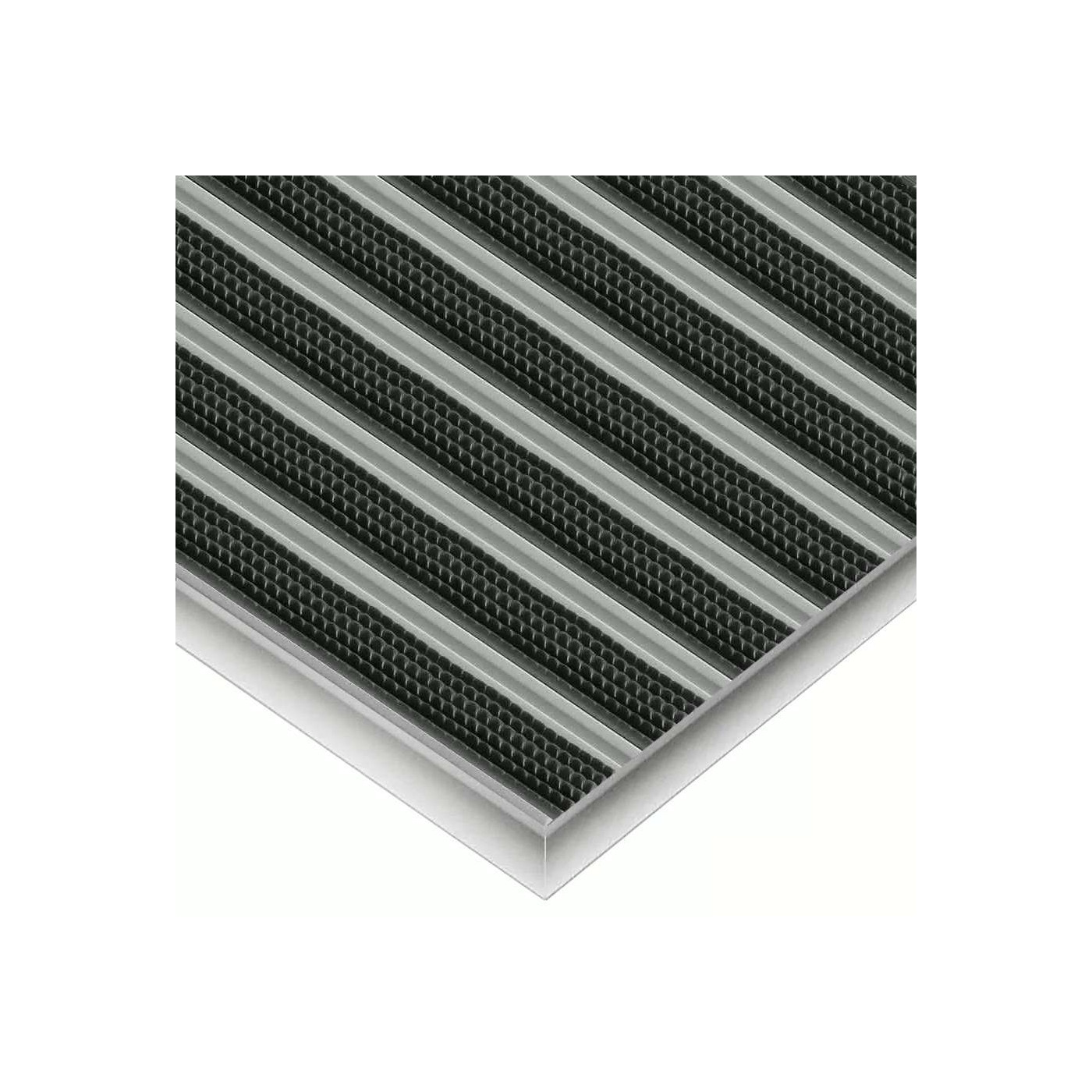 Saubere Gummi-Aluminium-Fußmatte 40 x 60 cm - BP Techem Online-Shop