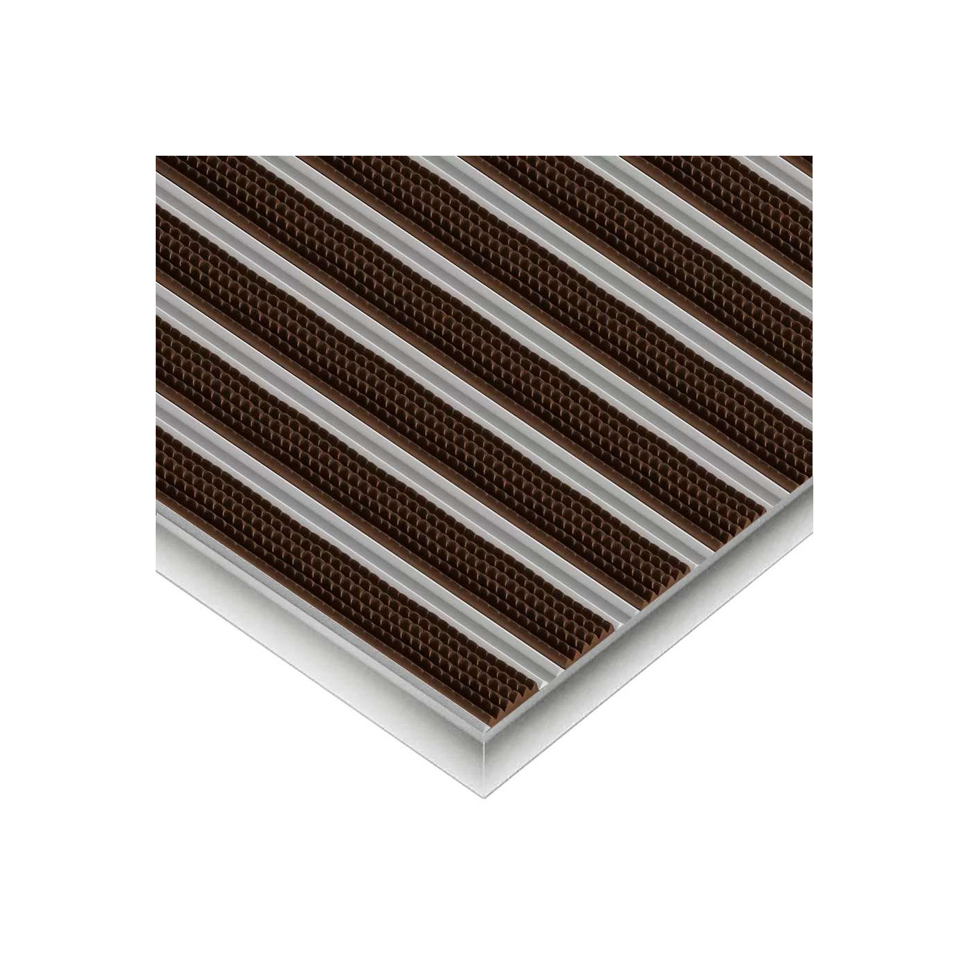 Saubere Gummi-Aluminium-Fußmatte 80 x 100 cm - BP Techem Online-Shop