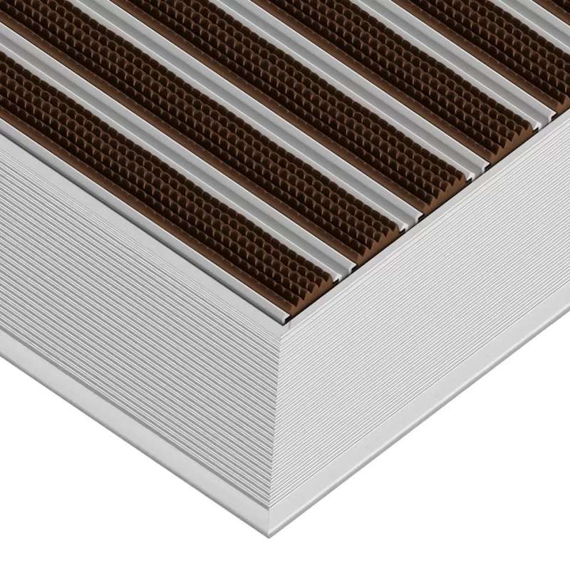 Saubere Gummi-Aluminium-Fußmatte nach Maß - BP Techem Online-Shop