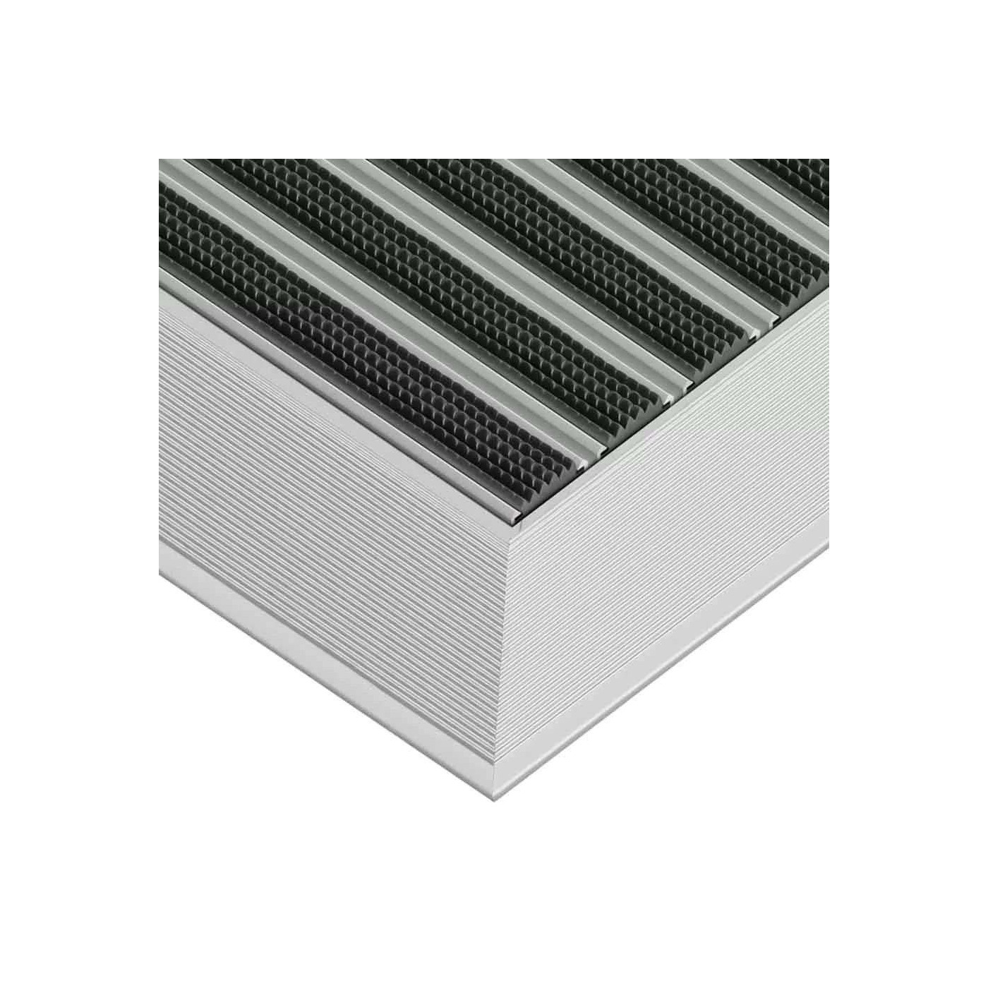 Saubere Gummi-Aluminium-Fußmatte nach Maß - BP Techem Online-Shop