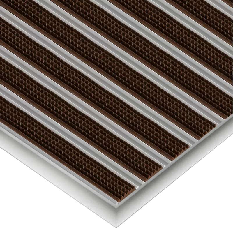 Saubere Gummi-Aluminium-Fußmatte nach Maß - BP Techem Online-Shop
