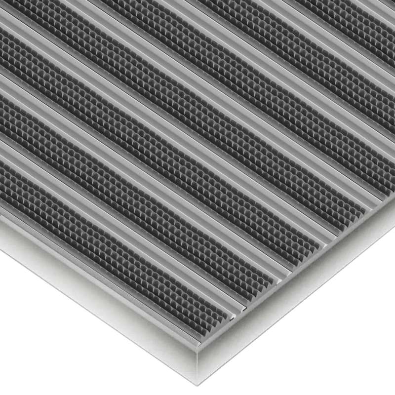 Saubere Gummi-Aluminium-Fußmatte nach Maß - BP Techem Online-Shop