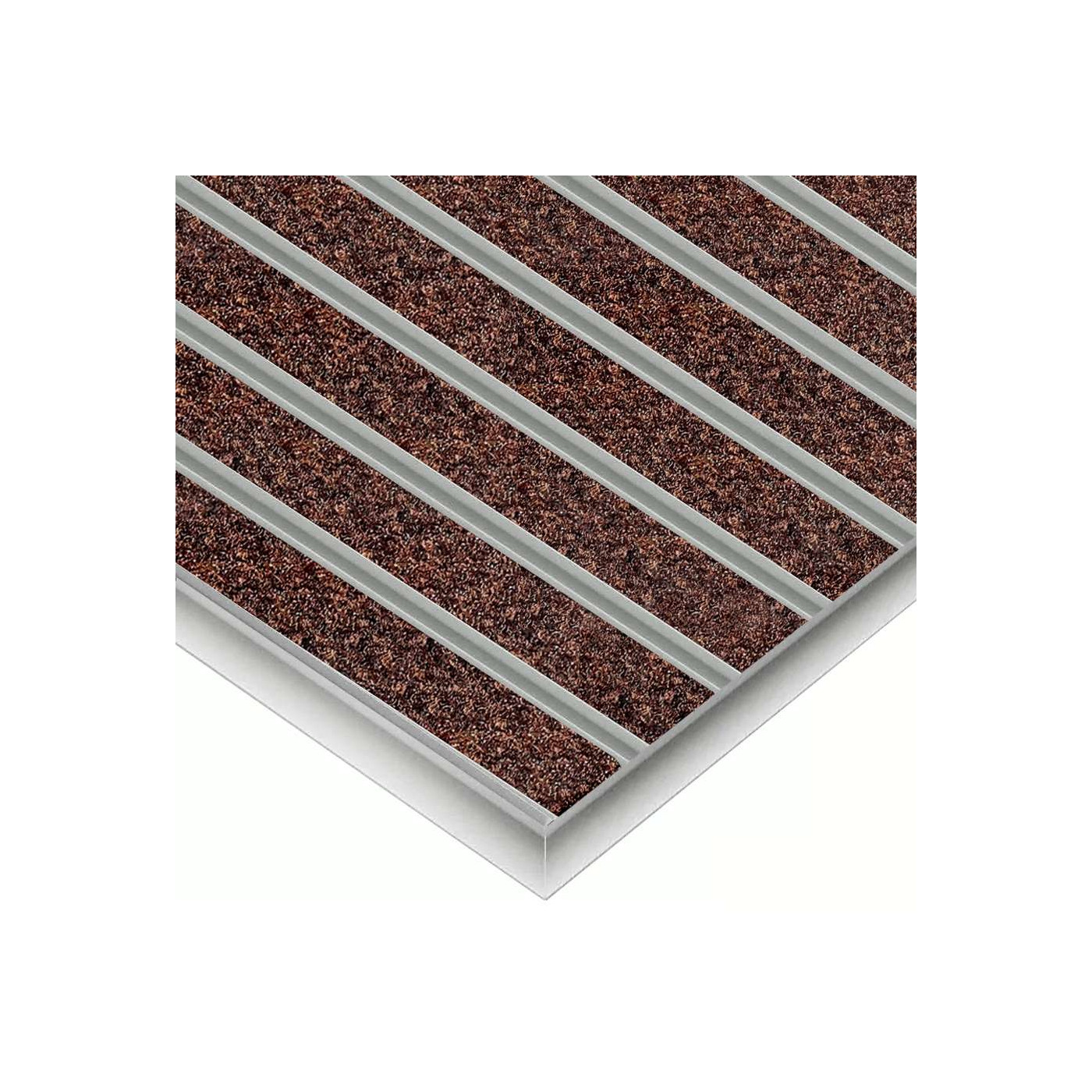 Saubere ECO Ryps Aluminium-Fußmatte 40 x 60 cm - BP Techem online shop