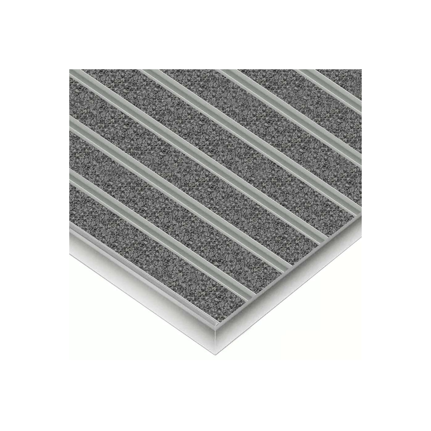 Saubere ECO Ryps Aluminium-Fußmatte 40 x 60 cm - BP Techem online shop